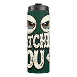 Grappige "IK HOU JE IN DE GATEN" Retro Ogen Koffie Thermosbeker