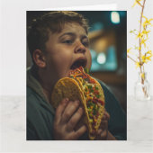 GRAPPIGE 'IK HOU VAN JOU ALS EEN Dikke KIND VAN EE Kaart (Gele Bloem)