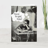 Grappige  illustratie Ik mis je Kaart (Voorkant)