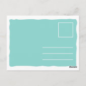 Grappige Illustratie Vetplant Briefkaart (Achterkant)