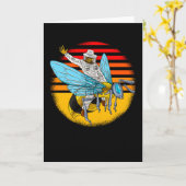 Grappige imker op honingbijenhouder kaart (Gele Bloem)