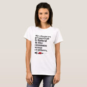 Grappige immunisatie t-shirt (Voorkant volledig)
