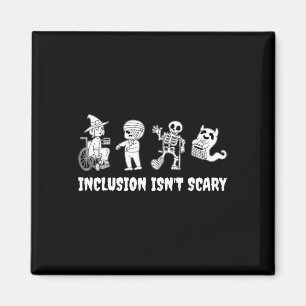 Grappige inclusie is geen enge leraar Halloween 20 Magneet