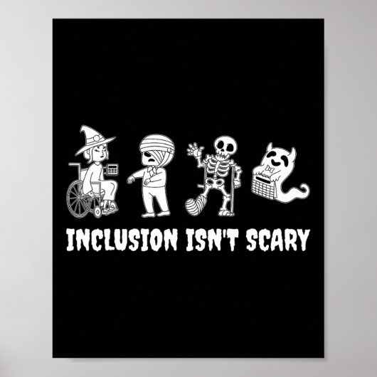 Grappige inclusie is geen enge leraar Halloween 20 Poster (Voorkant)