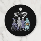 Grappige Inclusie Is Niet Schrikbarend Docent Hall Bedankjes Labels (Voorkant)