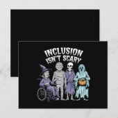 Grappige Inclusie Is Niet Schrikbarend Docent Hall Briefkaart (Voorkant / Achterkant)