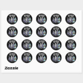 Grappige Inclusie Is Niet Schrikbarend Docent Hall Ronde Sticker (Vel)