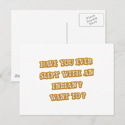 Grappige Indiase pick-up lijn Briefkaart (Voorkant / Achterkant)