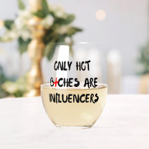 Grappige Influencer Citaat Wijn Glas Huis Decorati