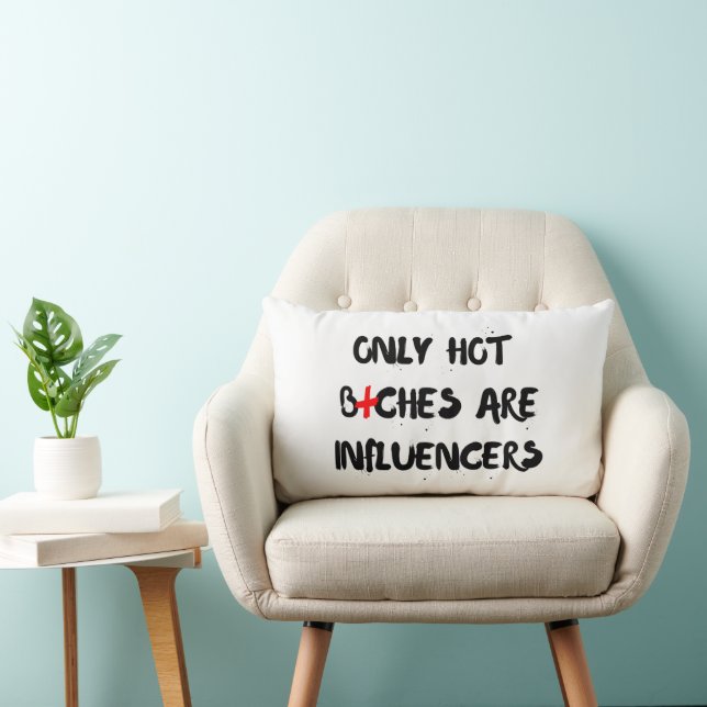 Grappige Influencer Citat Kussen Voor Huisdecorati (Stoel)