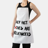 Grappige influencer quote schort voor thuisdecorat (Insitu)