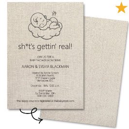 Grappige Informele Minimalistische Stinkende Baby Kaart