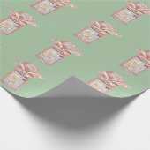 Grappige ingeblikte vis cadeaupapier (Hoek)