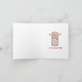 Grappige ingeblikte vis kaart (Binnen)