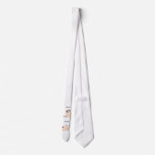 Grappige Inhaleer Uitademingshond Stropdas (Achterkant)