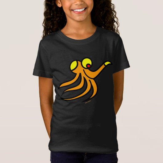 grappige-inktvis shirt (Voorkant)