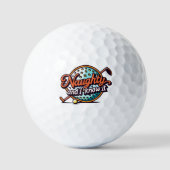 Grappige inscriptie over stout verloren golfballen (Voorkant)