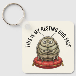 Grappige insectenbug sleutelhanger