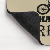 grappige inspirerend citaten voor fietsen muismat (Hoek)