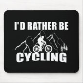 grappige inspirerend fietscitaten muismat (Voorkant)