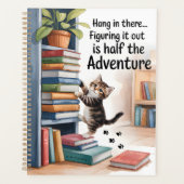 Grappige Inspirerend kat Planner (Voorkant)