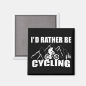 grappige inspirerende citaten over fietsen magneet (Voorkant / Achterkant)