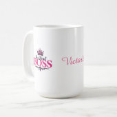 Grappige & inspirerende koffiemok voor vrouwen (Voorkant links)