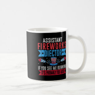 Grappige Instant Fireworks-regisseur I Run You Run Koffiemok