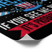 Grappige Instant Fireworks-regisseur I Run You Run Poster (Hoek)