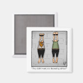 Grappige interieurontwerper Humor magneten (Voorkant / Achterkant)