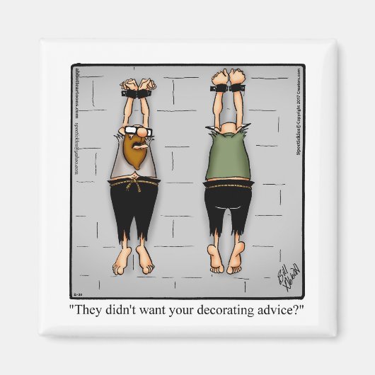 Grappige interieurontwerper Humor magneten (Voorkant)