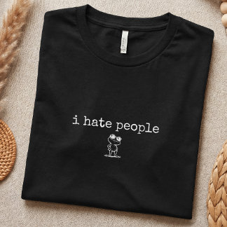 Grappige Introvert Anti-Sociaal Humor Eenvoudig T-shirt