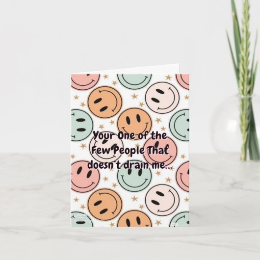 Grappige Introvert Humor Graetkaart Kaart (Voorkant)