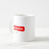 Grappige Introvert Kantoorhumor - Uitschrijfknop Koffiemok (Voorkant links)