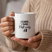 Grappige Introvert Kop Saw Links Vroeg