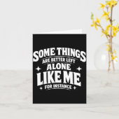Grappige introvert sarcastisch sommige dingen zijn kaart (Gele Bloem)