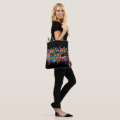 Grappige introvert Sorry dat ik te laat ben Graffi Tote Bag (Op model)