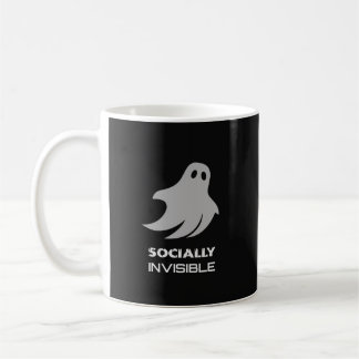 Grappige Introvert Spookachtige Geest Koffiemok