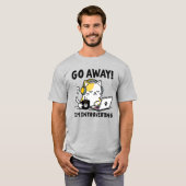 Grappige introverte antisociale kat t-shirt (Voorkant volledig)