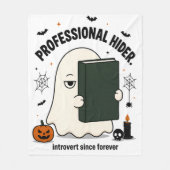 Grappige Introverte Geest Professionele Verberger Fleece Deken (Voorkant)