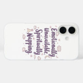 Grappige introverte humor met schattige wolken Case-Mate iPhone case (Achterkant (horizontaal))