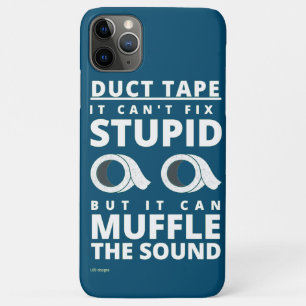 grappige iPhone 11-telefooncase "DUCT TAPE..." Case-Mate iPhone Case
