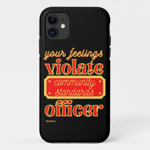 grappige iPhone 11-telefooncase: "UW GEVOELEN..." Case-Mate iPhone Case