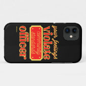 grappige iPhone 11-telefooncase: "UW GEVOELEN..." Case-Mate iPhone Case (Achterkant (horizontaal))