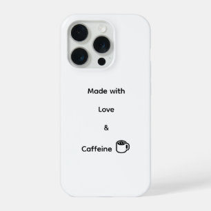 Grappige iPhone 15 Pro Hoes - Gemaakt met Liefde & Case