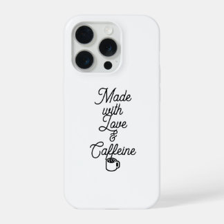 Grappige iPhone 15 Pro Hoesje - Gemaakt met Liefde