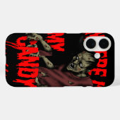 Grappige iPhone 16 Hoesjes voor skul Halloween (Achterkant (horizontaal))