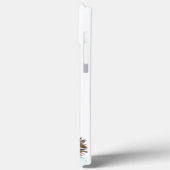 Grappige iPhone Case Halloween Heksenpompoen Vlieg (Achterkant / Links)