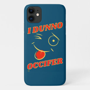 grappige iPhone case: "I DUNNO..." Case-Mate iPhone Case