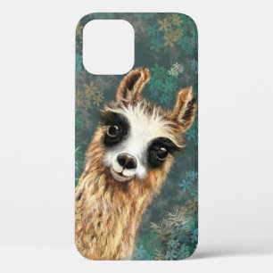 Grappige iPhone Case met Curious Llama
